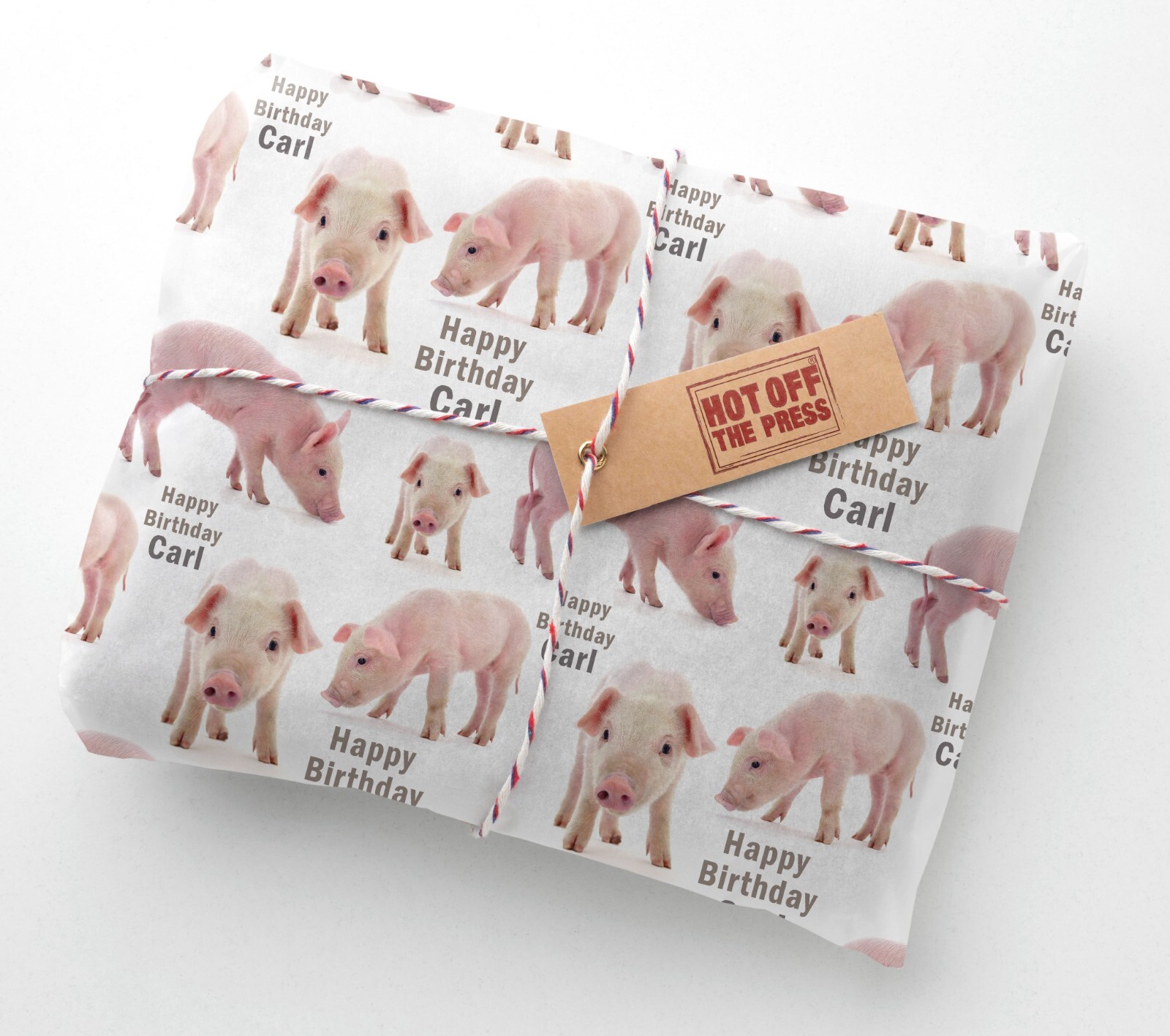 PIGLETS Personalised BIRTHDAY Wrapping Paper GIFT WRAP