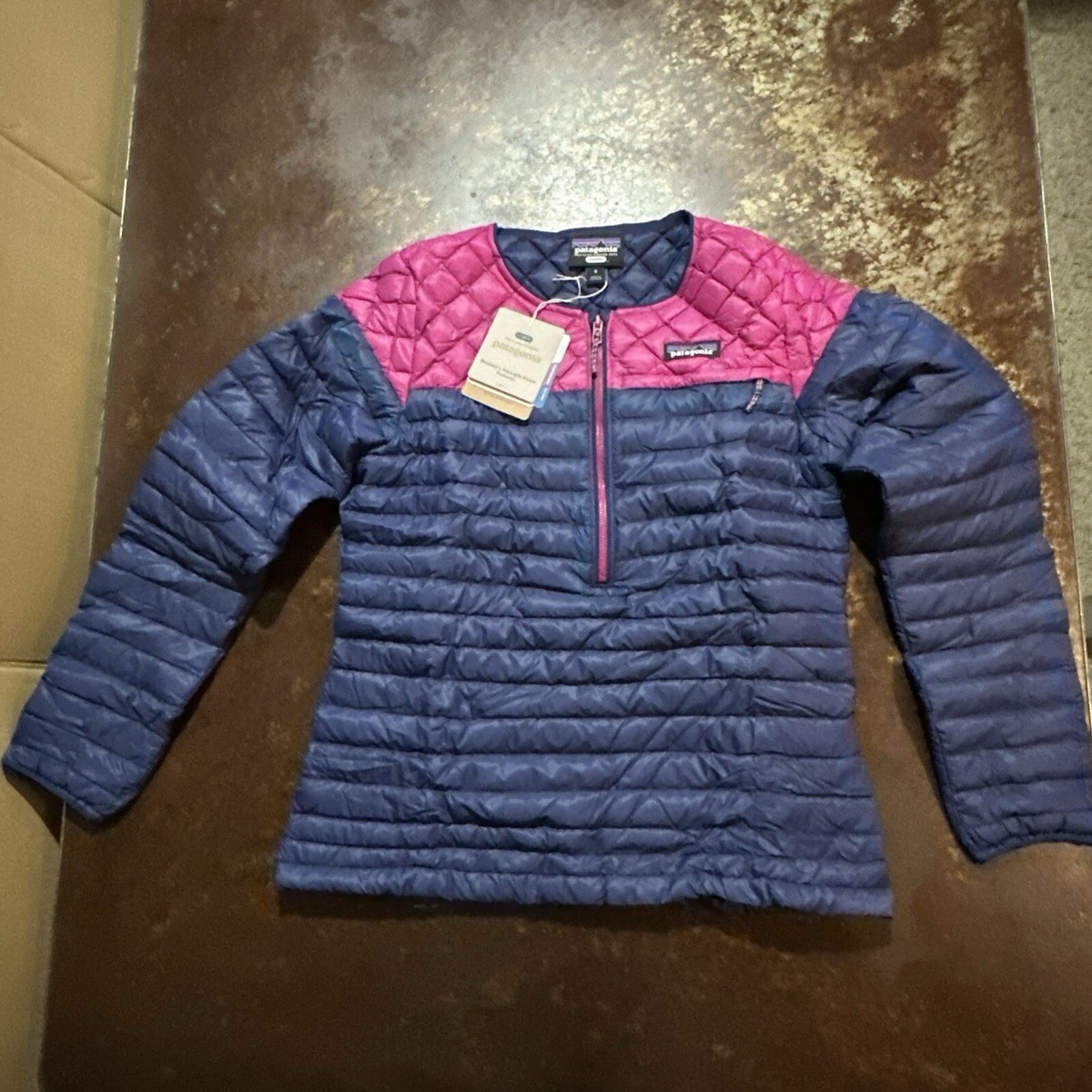 専用⑨ Patagonia Women's AlpLight Down Pullover Jacket Small Sound Blue