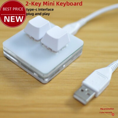 O2L ZX (OSU) 2-Key Mini Keyboard Small Keyboard Custom Keypad f/Music Game tp1