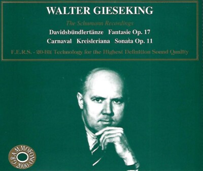 The Schumann Recordings by Walter Gieseking (CD, 1998, 2-Discs)