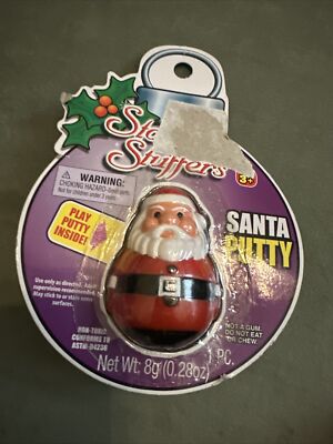 STOCKING STUFFERS (1PC) SANTA PUTTY AGES 3+ SUPER FUN!!  New In Packaging