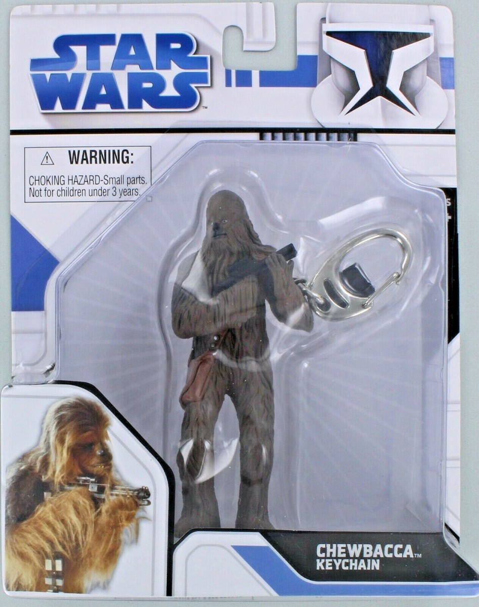 Star Wars CHEWBACCA Chewie Keychain Keyring Wookie Han Solo