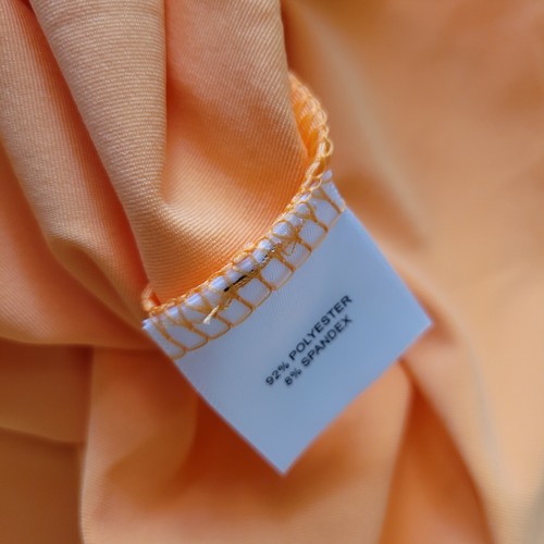 NEW Peter Millar Orange Polo Summer Comfort Men's Sz Large Wicking Stretch Crown - Picture 4 of 6