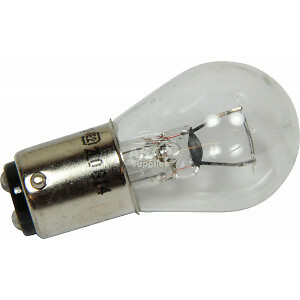 10x335 Lampadine Stop/Indicatore 12V 21W Doppio Contatto Lampadina SBC BA15D S25 TRASPARENTE - Foto 1 di 1