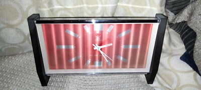 vintage stutnik mid sentury chinese alarm mantle clock gerry anderson era  pwo