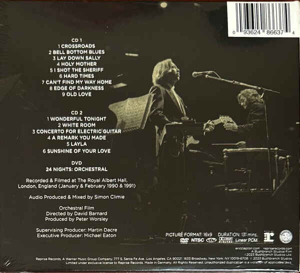 24 Nights: Orchestral by Clapton, Eric (CD, 2023) for sale online