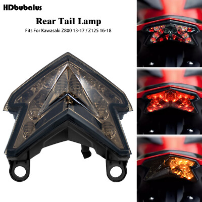 Rear Brake LED Tail Light Fit For KAWASAKI Z125 16-22 NINJA ZX-6R