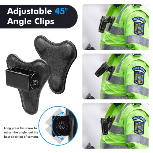 BOBLOV 8X9cm Leather Durable Universal Body Camera Magnet Mount for Body Camera - Picture 3 of 11