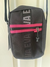 Neon Genesis Evangelion Radio Eva Shoulder Bag Black Adjustable Strap NERV