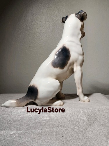 Antica statuina cane grande Bing & Grondahl liscio FoxTerrier 1788 Lauritz Jensen - Foto 21 di 24
