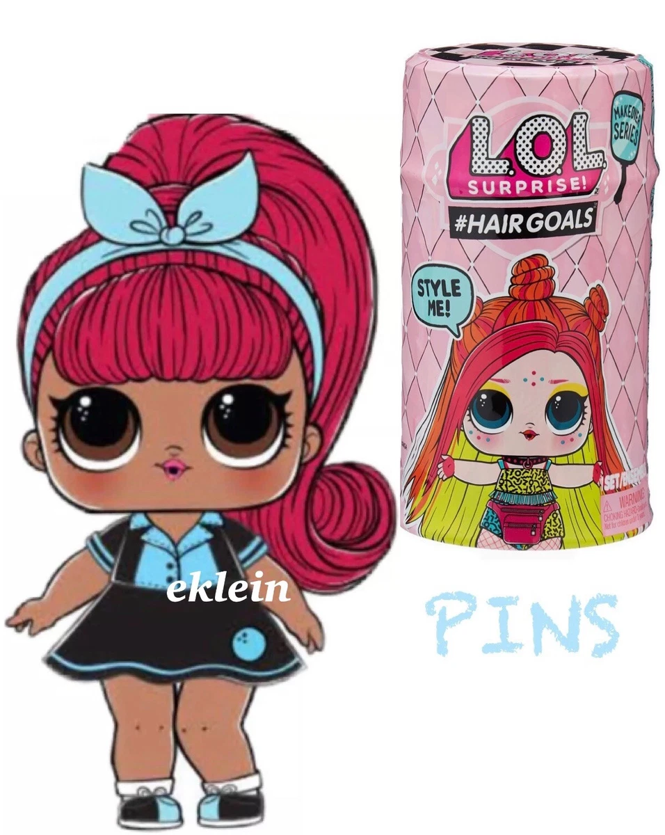 LOL Surprise Doll HAIRGOALS Makeover Series Wave 2 PINS Mostly Sealed