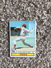 CINCINNATI REDS TOM SEAVER 1979 TOPPS BASEBALL CARD EX-MT NICE VALUE #100