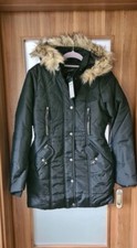 Vero Moda Black Gabbie 3/4 Parka Boos - Size S , Bnwt