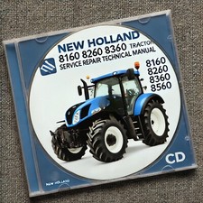 New Holland 8160 8260 8360 8560 Tractor Service Repair Technical Manual CD