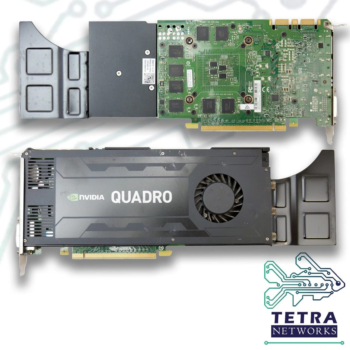 Lot of 3 Dell J4F85 Nvidia Quadro K4200 4GB Video Card with Rear Bracket