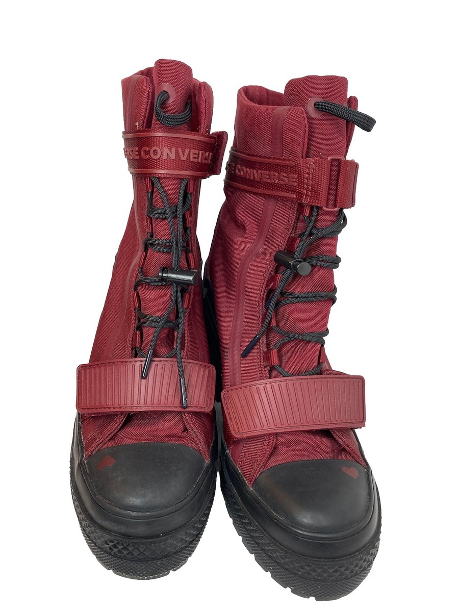 Converse Chuck Taylor,All Star High Love Fearlessly RED, Women Size