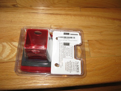 AMG Washington State Metal Emblem ''COUGARS'' on RED Metal Hitch Cover - Picture 7 of 7