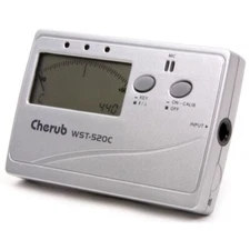 Cherub WST-520C Chromatic Instrument Tuner, Silver