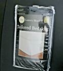 New ListingBed Skirt Tailored Black Twin X-Lg Luxury Hotel Brand 39' X 80' 14' Drop