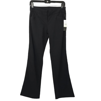 Rampage Stretch Dress Pant Womens Size 1 Flare Boot Cut Low Rise Black NEW | eBay Rampage Stretch Dress Pant Womens Size 1 Flare Boot Cut Low Rise Black NEW | eBay