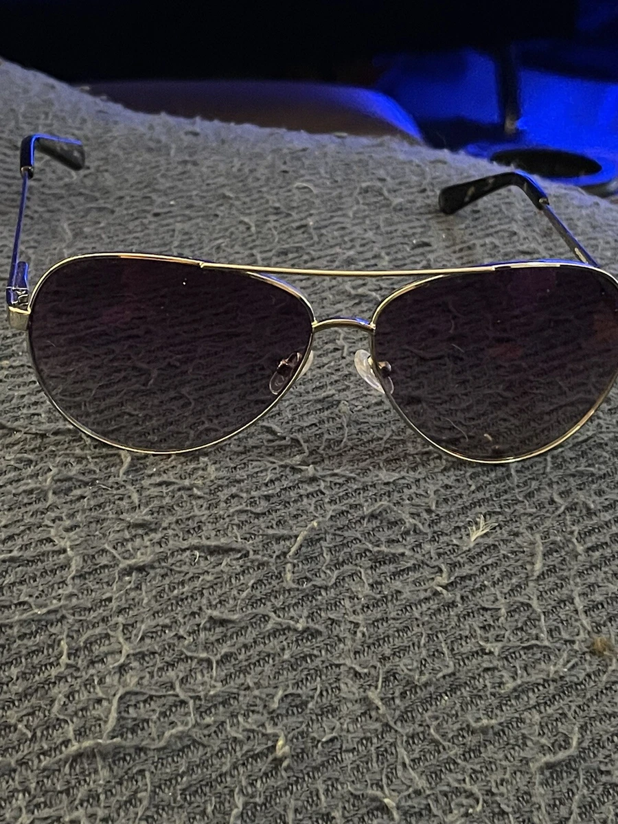 Vince Camuto VC769 Silver Frames Aviator Sunglasses Purple
