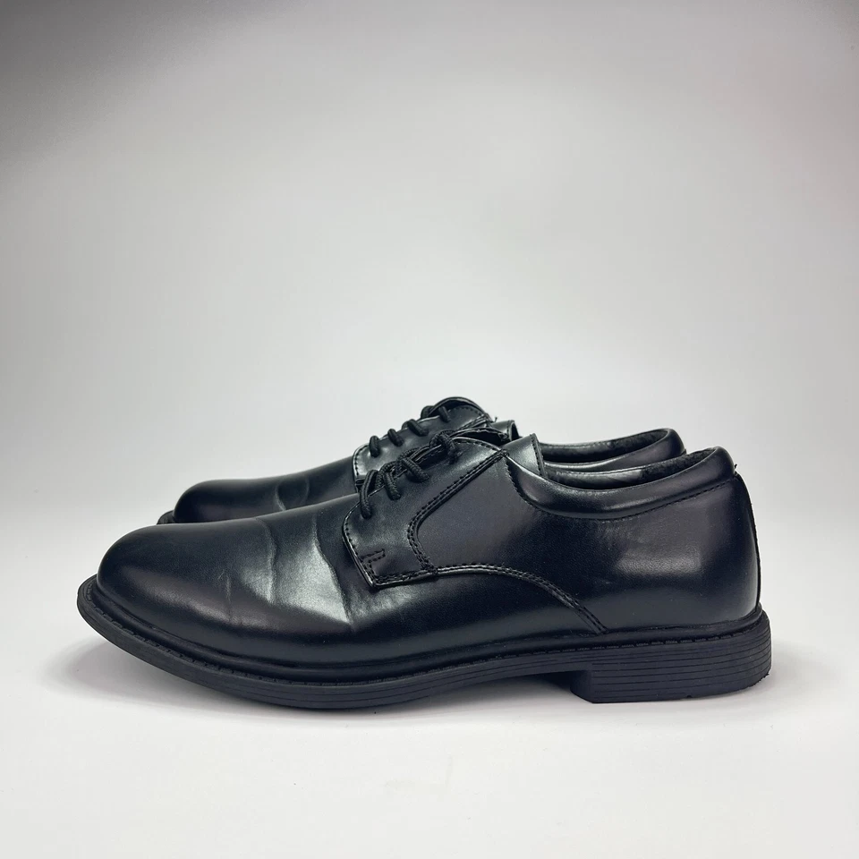 Stacy Adams & Co. Black Leather Plain Toe Oxford Casual Shoes Youth Size 7M - Image 2 of 4