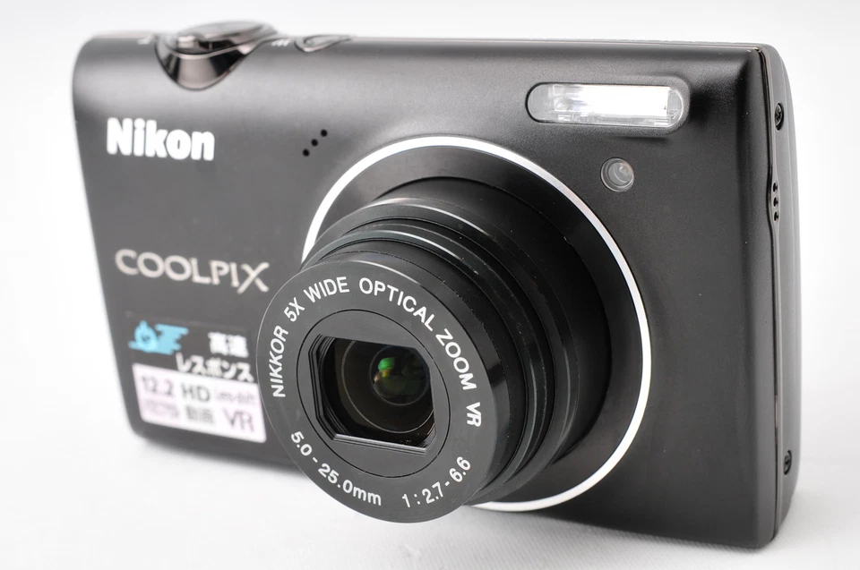 [MINT] Nikon COOLPIX S5100 Black 12.2MP 5x Compact Digital Camera From JAPAN - Image 2 of 4