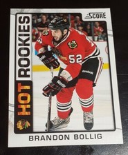 Brandon Bollig Blackhawks 2012-13 Score Hot Rookies #515