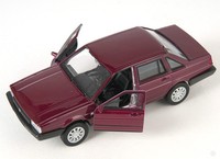 Blitz Versand Vw Santana Bordeaux Welly Modell Auto 1:34 Neu & Ovp 1