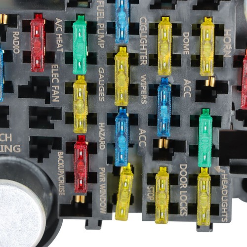 For Chevy Ford Hotrods 21 Circuit Wiring Harness Universal X-long Wires 12V - Picture 11 of 12