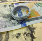 Money Good Luck Prosperity Spell Ring Good Fortune Karma Size 11 Witch Owned