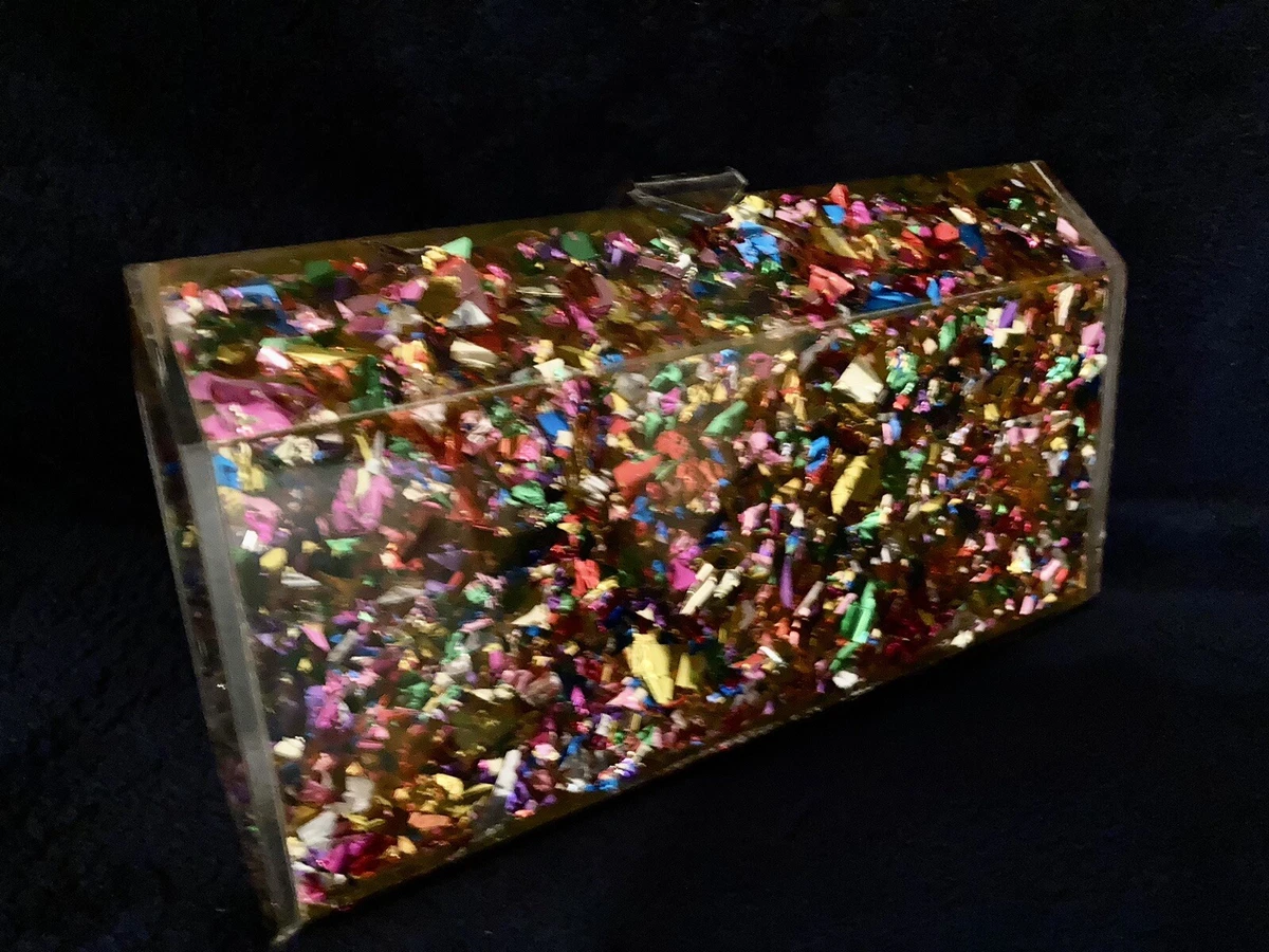 Lucite clutch hotsell bag