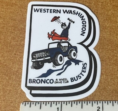 1966-1977 Ford Bronco classic vintage 1st Gen racing baja Stroppe sticker decal - Picture 30 of 72