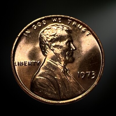 1973 Lincoln Memorial Penny BU RED Brilliant Uncirculated Philadelphia Mint