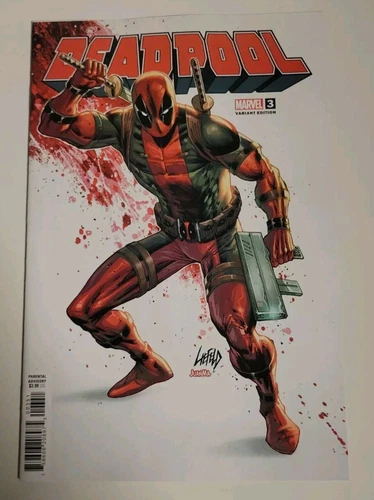DEADPOOL #3 08/2024 NM-/VF+ ROB LIEFELD VARIANT MARVEL COMICS 