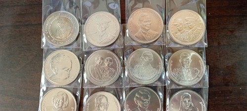 Moneda Tailandia 50 Baht Juego Completo de 12 - Imagen 5 de 6