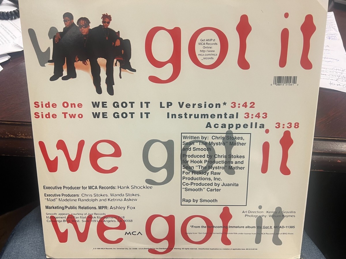 レコード】IMMATURE - WE GOT IT LP US Immature We Got It | eBay