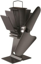New Ecofan Original Black 23.5 cm Eco Stove Fan