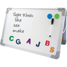 Flipside Magnetic Dry-erase Desktop Easel - 18" 1.5 Ft Width X 12" 1 Ft