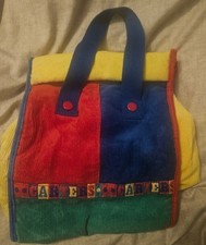 Vintage Carters Colorblock Baby Bottle Bag Insulated Lunch Box