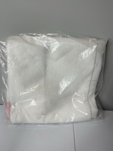 Manta de Cuna de Bebé Beacon Acrílico Poliéster Blanco Rosa Borde Hecha en EE. UU. - Imagen 5 de 5