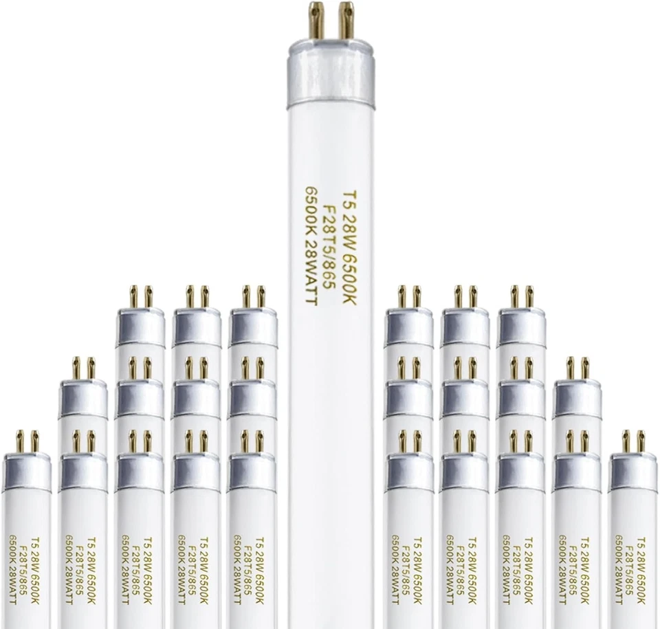 Energy Efficient Daylight T5 28W Bulb 25 Pack - Image 3 of 4