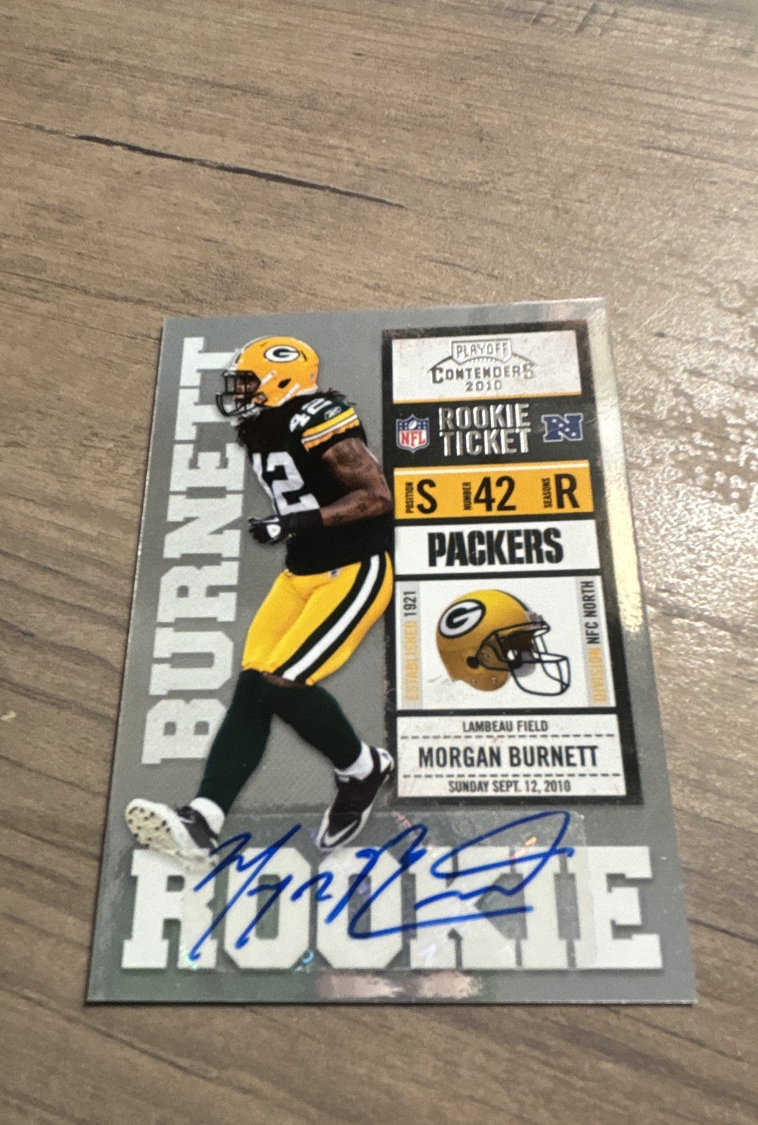 Morgan Burnett Playoff Contenders #173 Autograph
