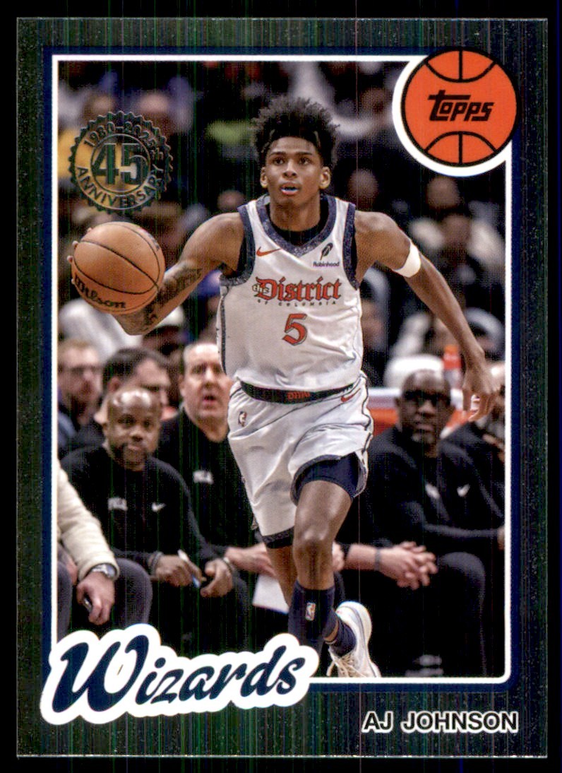 2025-26 Topps Basketball 45th Anniversary AJ Johnson Washington