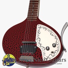 Jerry Jones 1999 Baby Sitar Red Crack