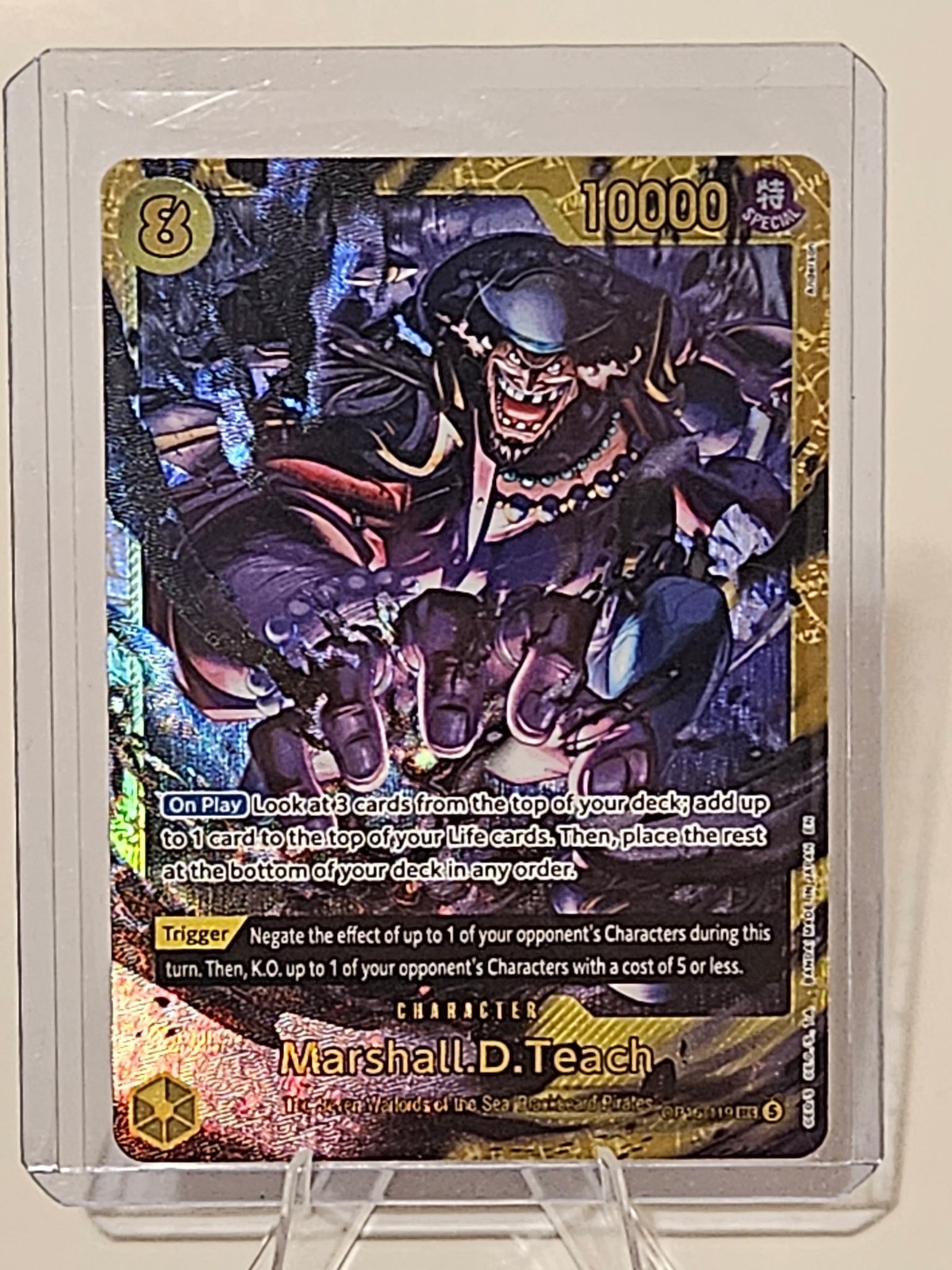 Marshall.D.Teach (119) OP16-119 The Time of Battle Foil