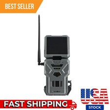 SPYPOINT FLEX S DARK Cellular Night Vision Gray Trail Camera with Solar Panel