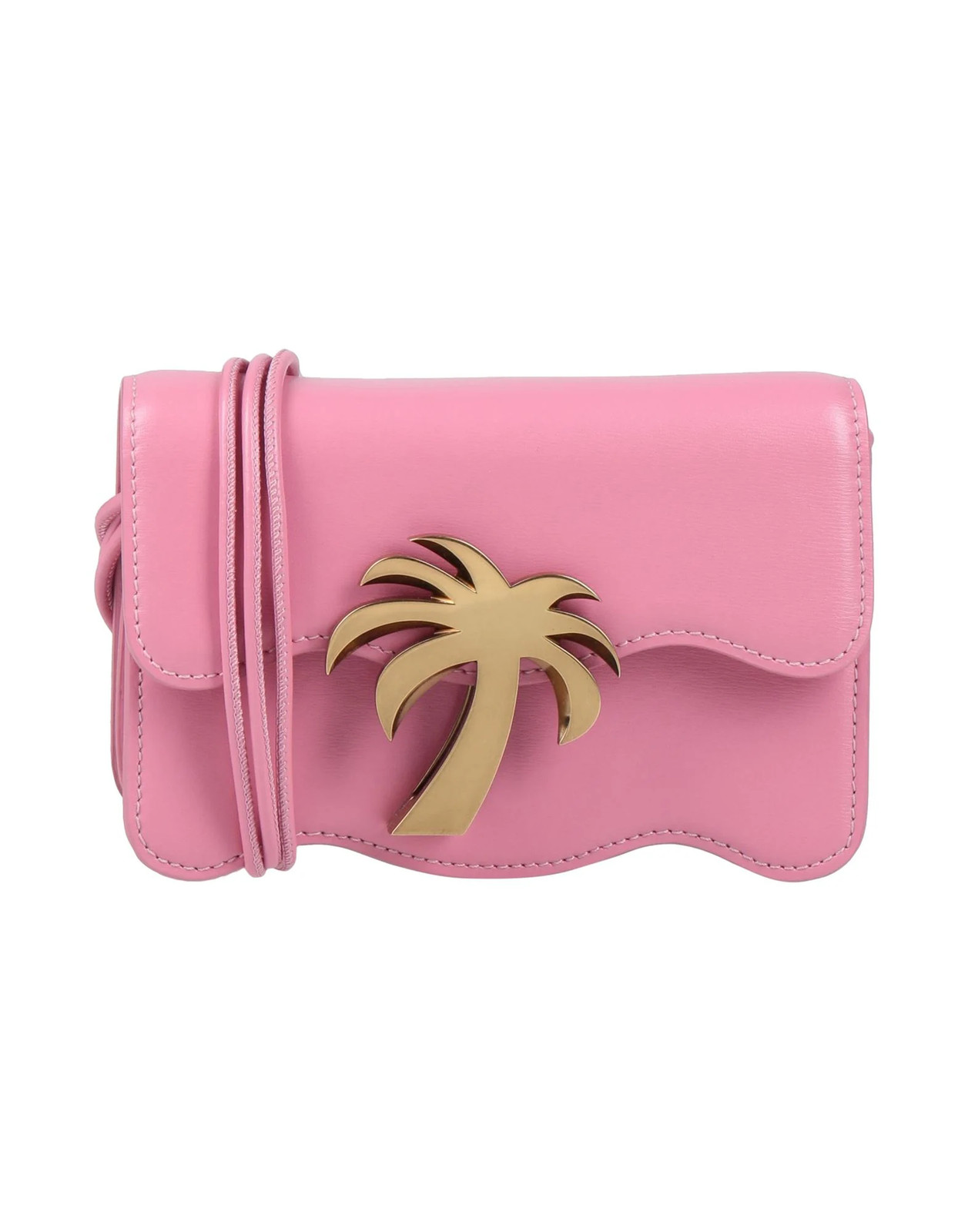 Palm Angels - Women - Leather Flap bag - Pink 188390₽