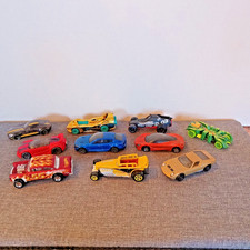 Lot of 10 Hot Wheels Die-cast Cars Vintage, etc.