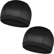2PCS Silky Wave Caps for Men Waves, Good Compression Caps over Durags for 360, 5